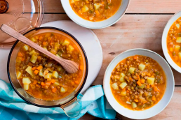 Recetas con lentejas pardinas